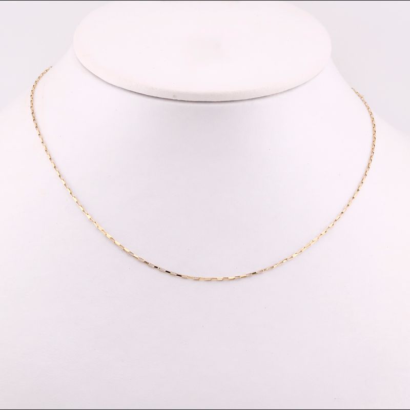 Cadena Eslabon Inv. 14k 1.5g 55cm