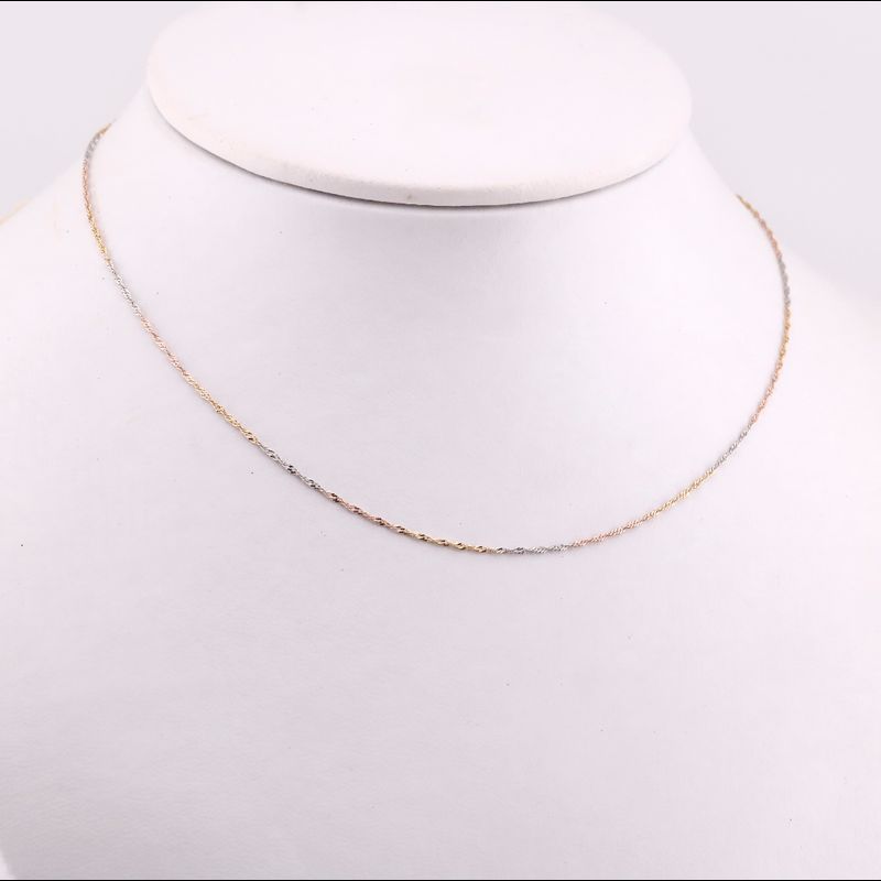 Cadena Torsal Tns. 14k 1.1g 45cm