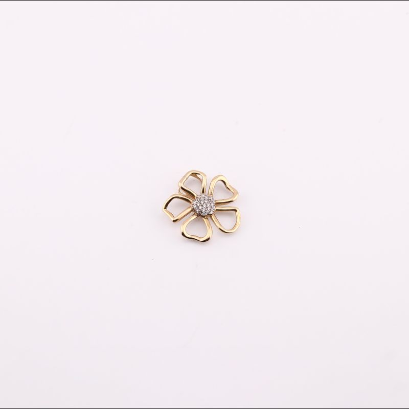 Dije Flor C/p 14k 1.7g