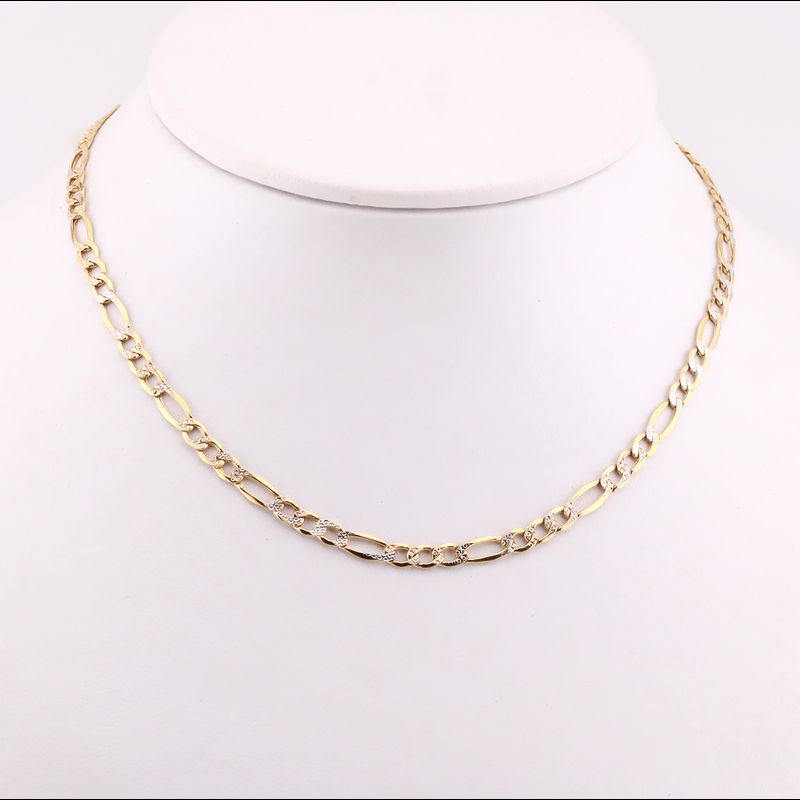 Cadena Cartier 3x1 Diam. 14k 7g 50cm