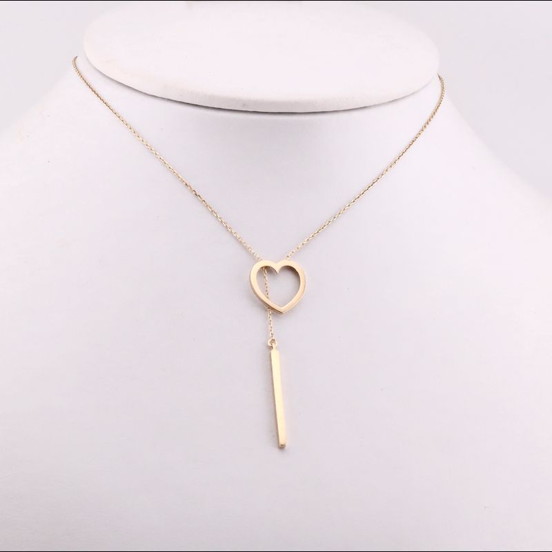 Gargantilla Corbatin Barra 14k 2.8g