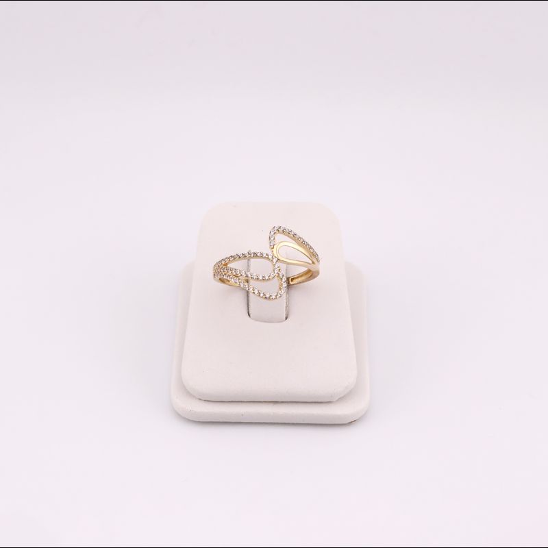 Anillo Ondas C/p Bcas 10k 2.1g #9