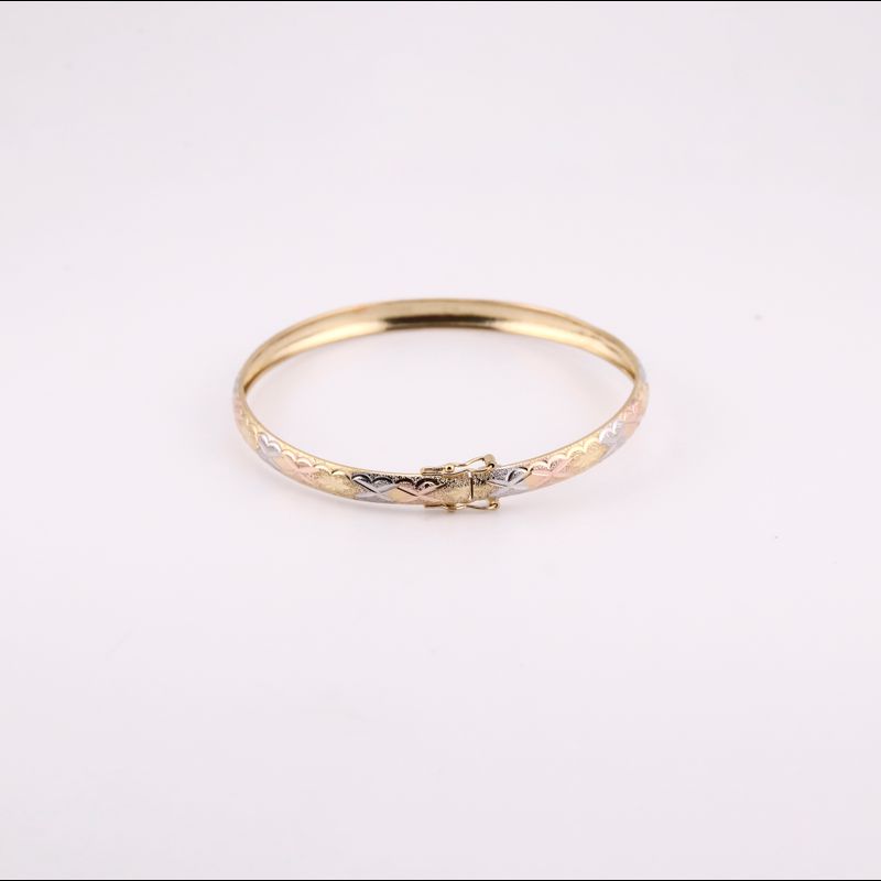 Brazalete Facetado Tns. 14k 5.5g