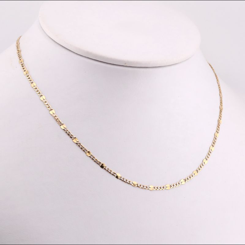 Cadena Mixta 14k 2.3g 40cm