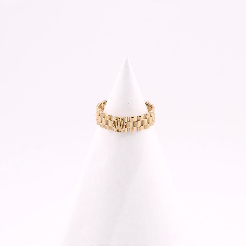 Anillo Tipo Rolex 14k 2.1g #9