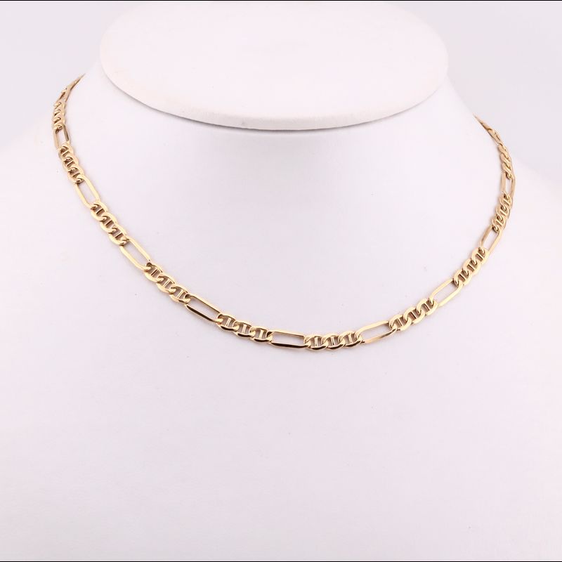 Cadena Mixta 14k 7.4g 55cm