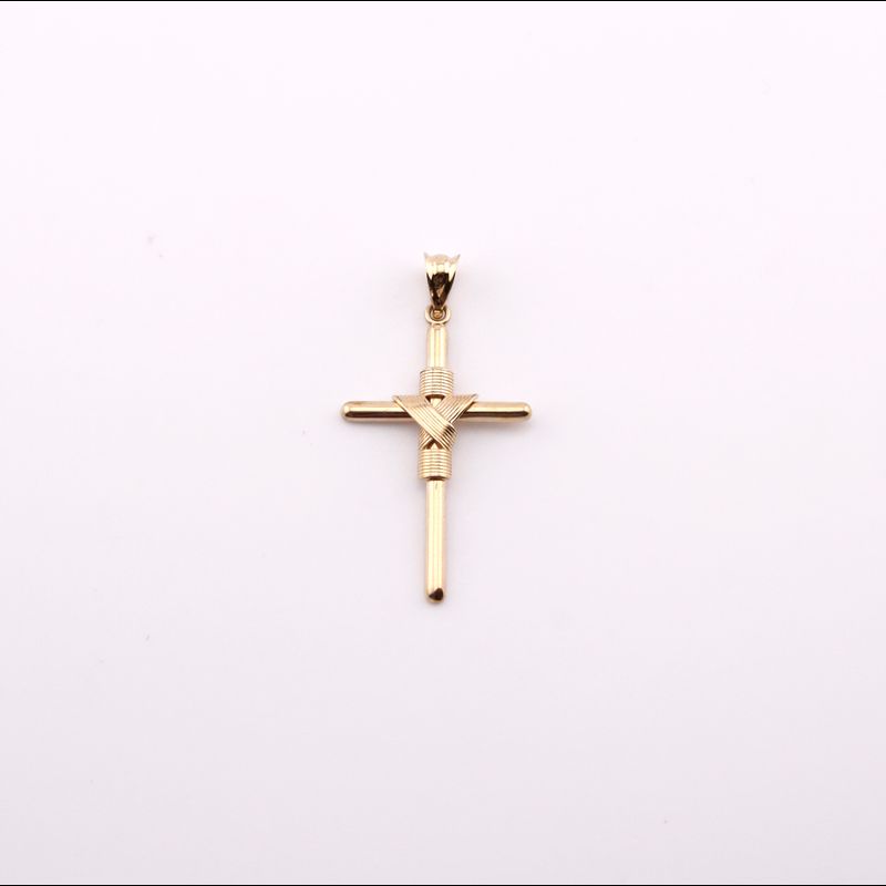 Dije Cruz Manto 14k 1.2g