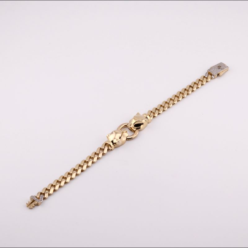 Pulso Pumas 14k 20.4g 14k 20cm