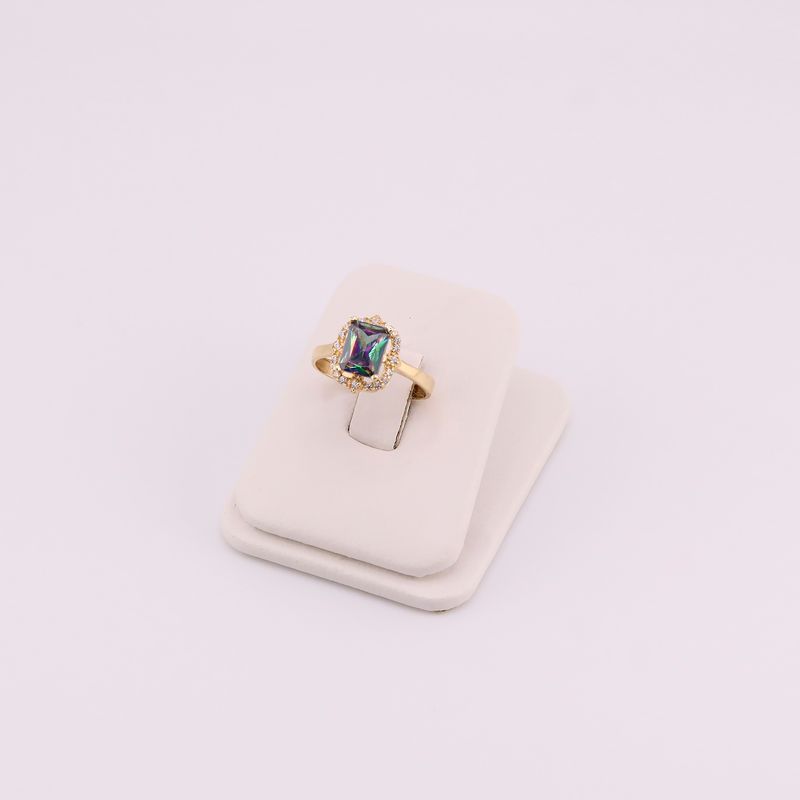 Anillo C/p Tornasol 14k 2.2g #6.5