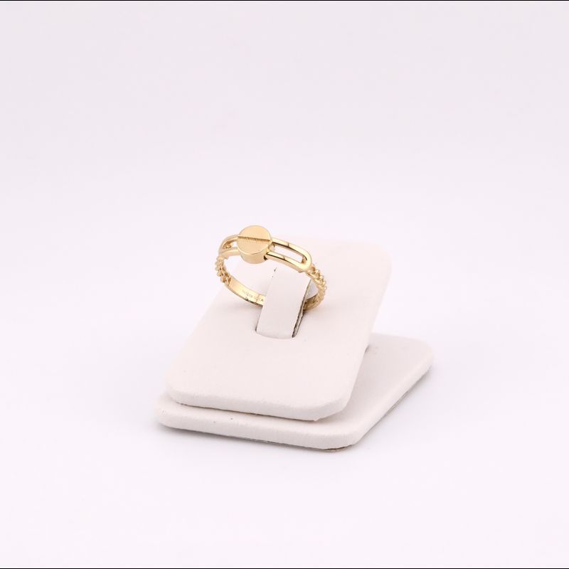 Anillo Tipo Cartier Movible 10k 2g #8
