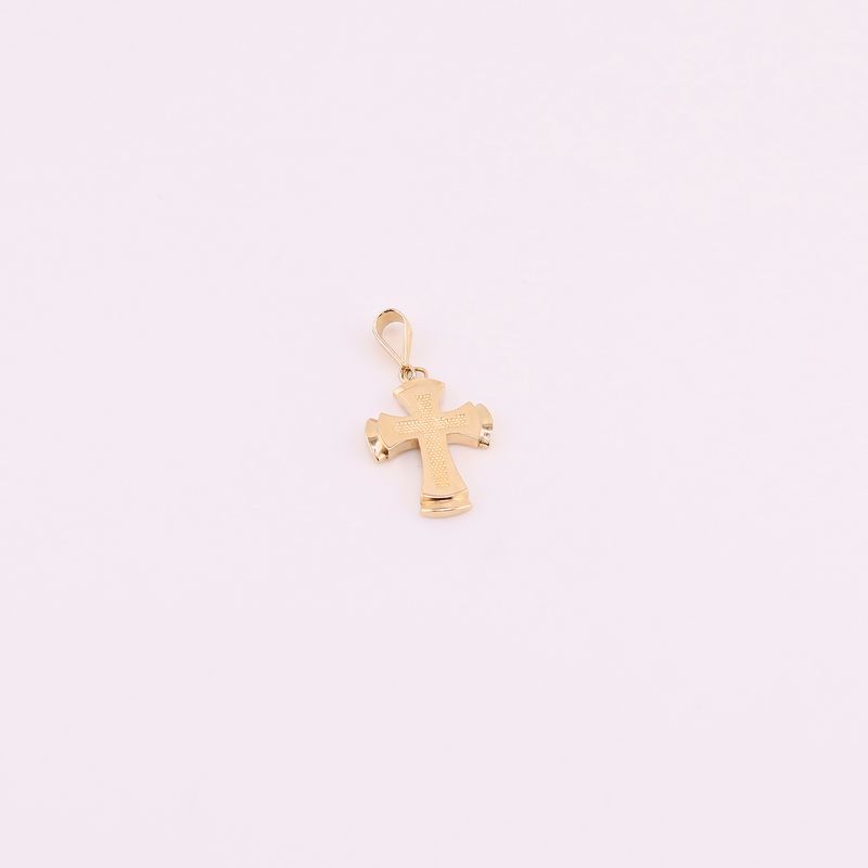 Dije Cruz Puntos 14k 1.4g