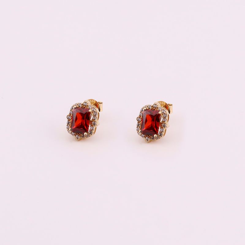 Aretes C/p Granate 14k 2.2g
