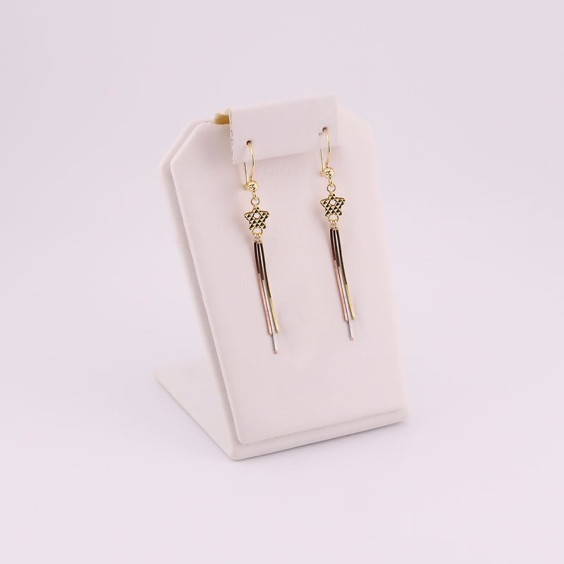 Aretes Estrella 14k 1.9g