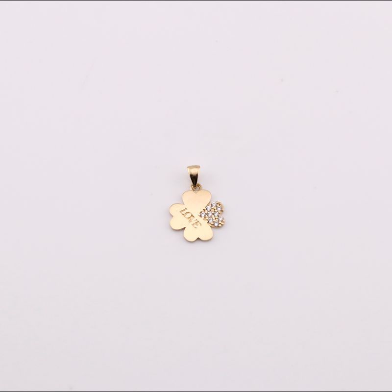 Dije Corazones "love" C/p 14k 1.3g