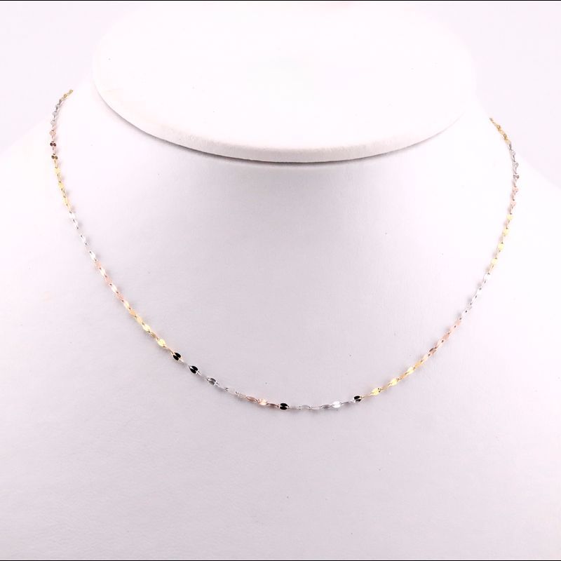 Cadena Granito Tns. 14k 0.8g 45cm