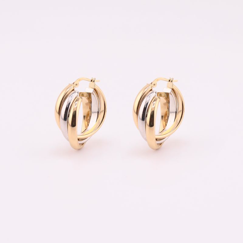 Arracadas Torcias Tns. 14k 5.7g