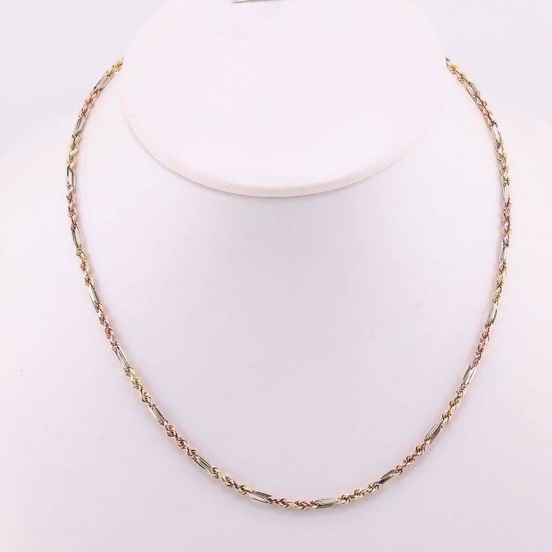 Cadena Figaro Tns. 14k 7.2g 65cm