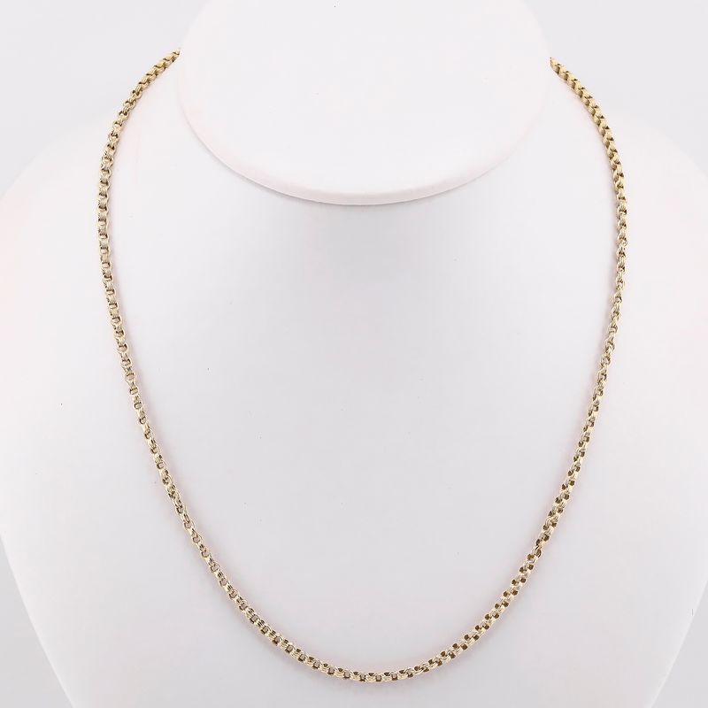 Cadena Cubo 14k 6.3g 25cm