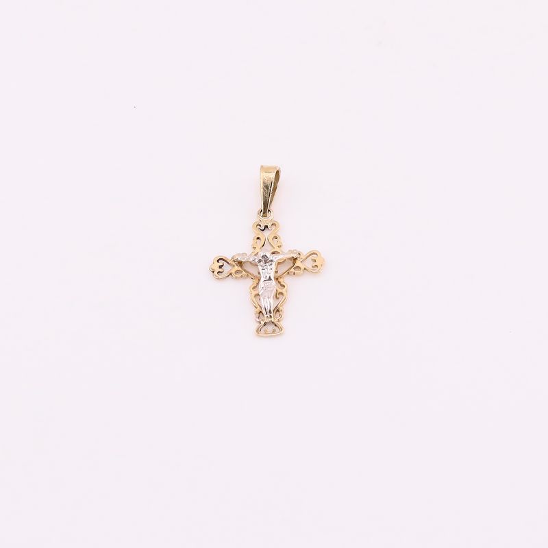 Dije Cruz Cristo 14k 0.9g