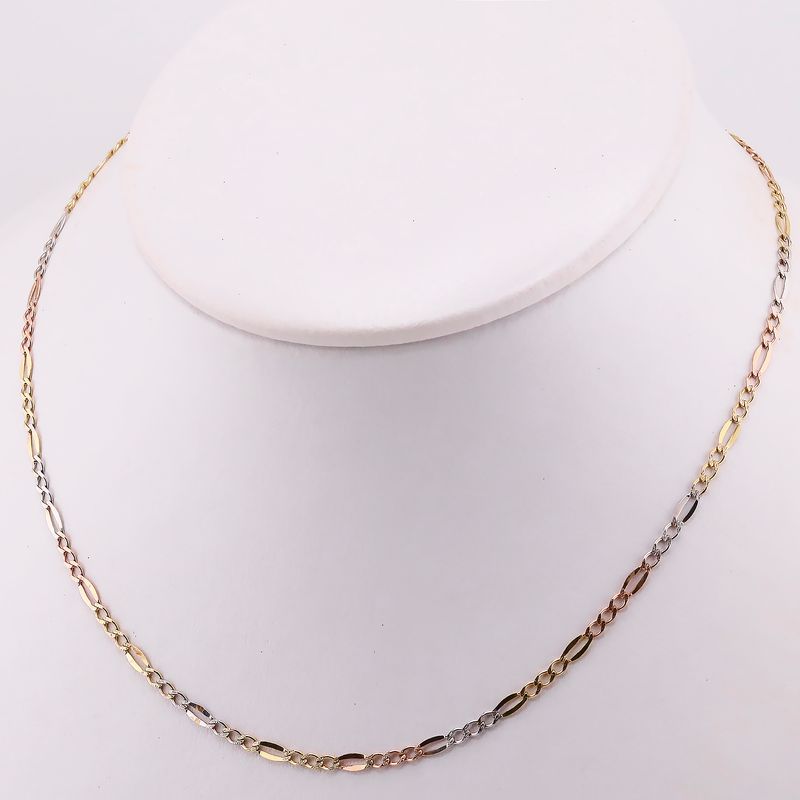 Cadena Mixta 14k 3.7g 40cm