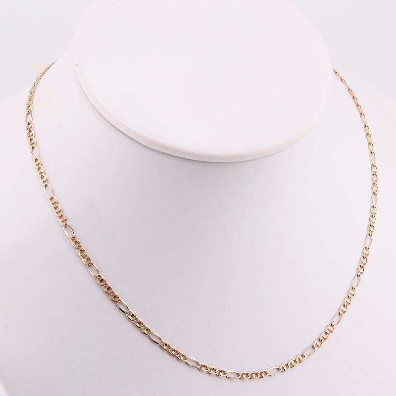 Cadena Mixta 14k 5.5g 55cm