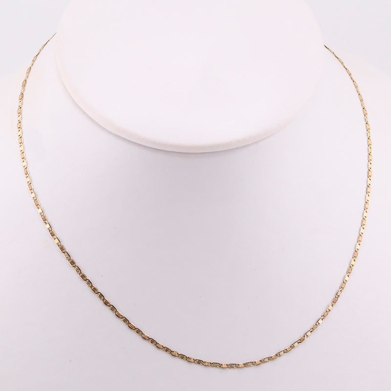 Cadena Valentino Relim. Tns. 10k 2.8g 60cm