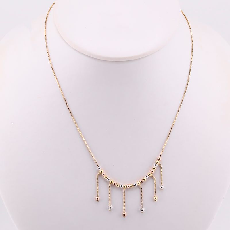 Gargantilla Borlas Tns. 14k 4.6g