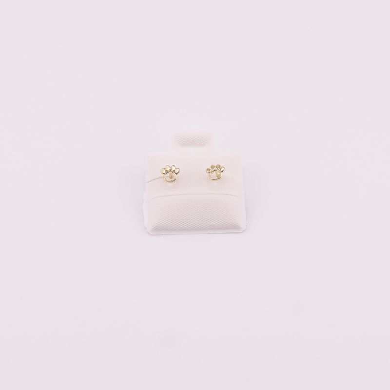 Broqueles Huellita Silueta 10k 0.1g