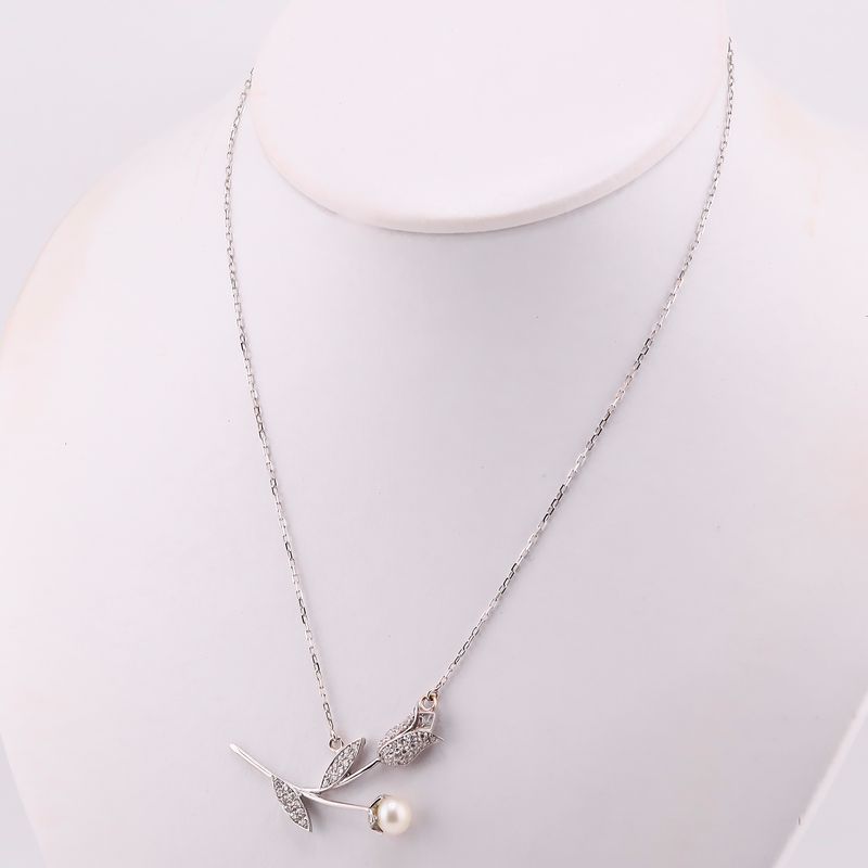 Gargantilla Tulipan 14k 5.9g