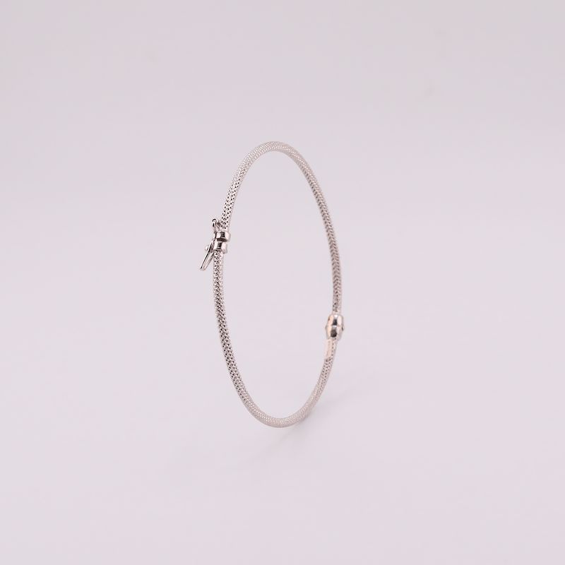Brazalete Color Plata 14k 2.7g
