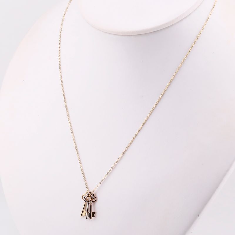 Gargantilla Llaves 14k 3.2g