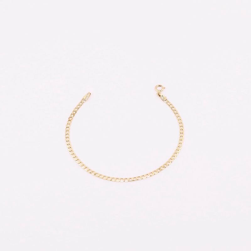 Pulso Eslabon 14k 1.2g 15.5cm