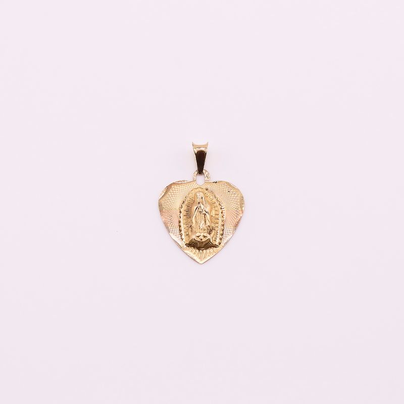 Dije Corazon Virgen Relim. 14k 2.2g