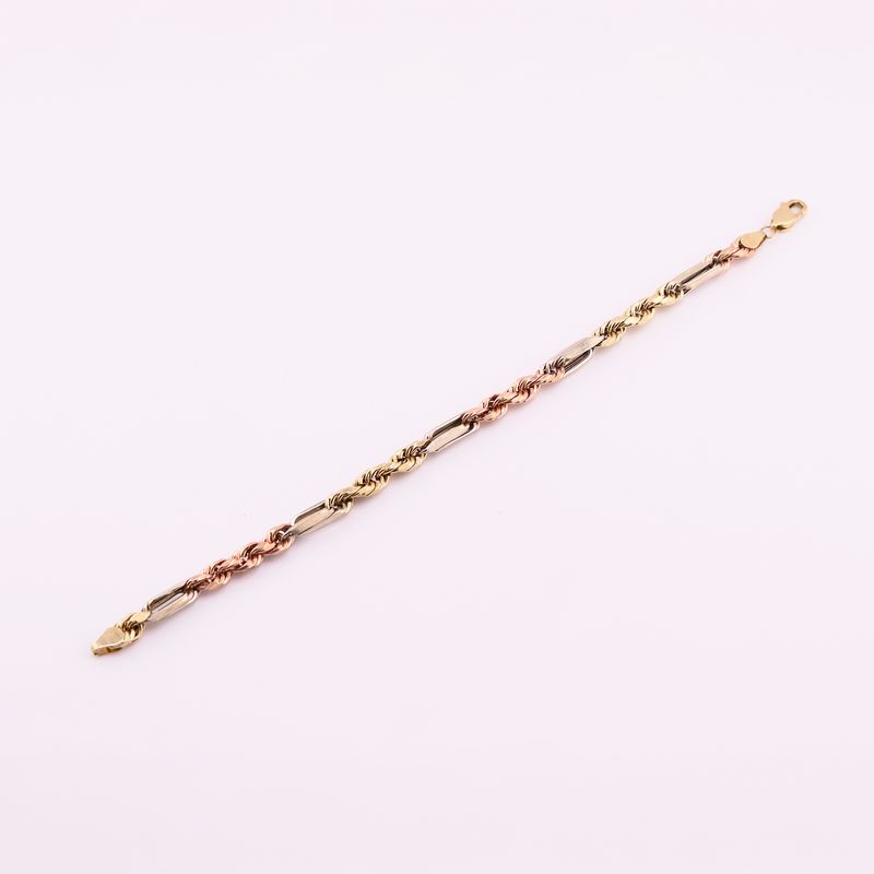 Pulso Figaro 14k 9.8g 20cm