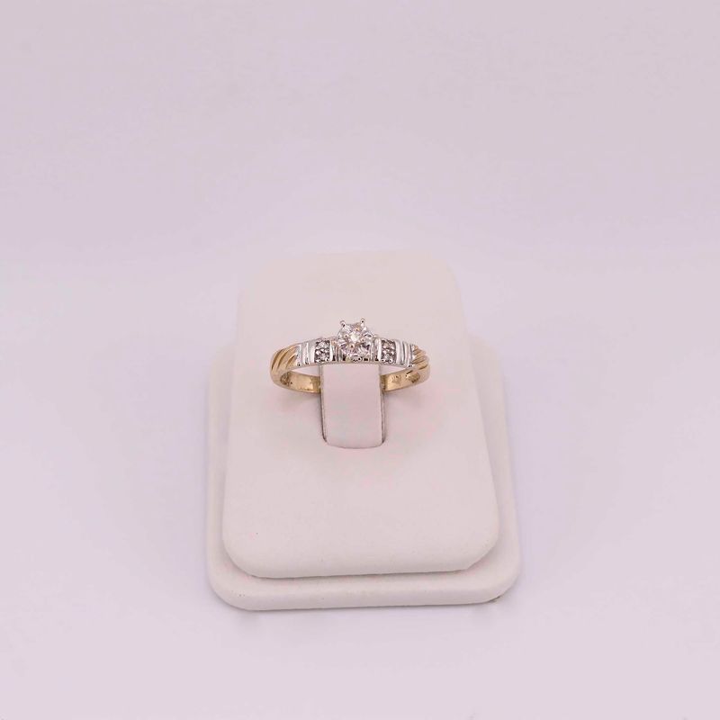 Anillo Compromiso 2 Tns. 14k 2.3g #8