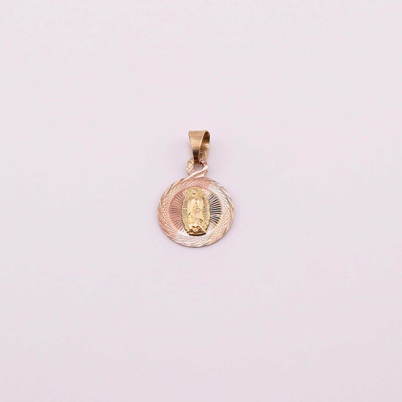 Dije Virgen Circulo 10k 0.5g