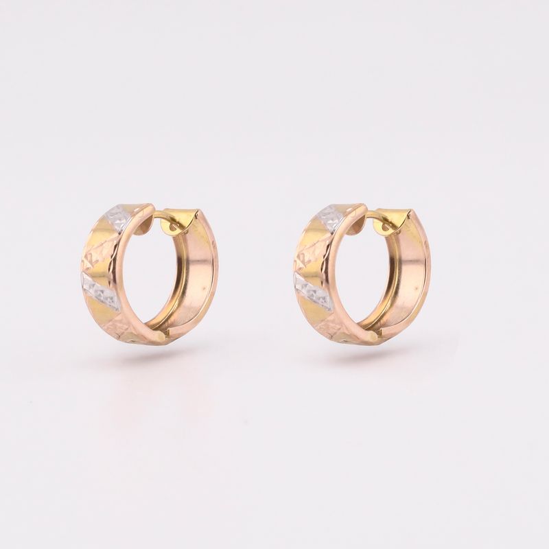 Aretes Huggies Relim. 14k 2.3g