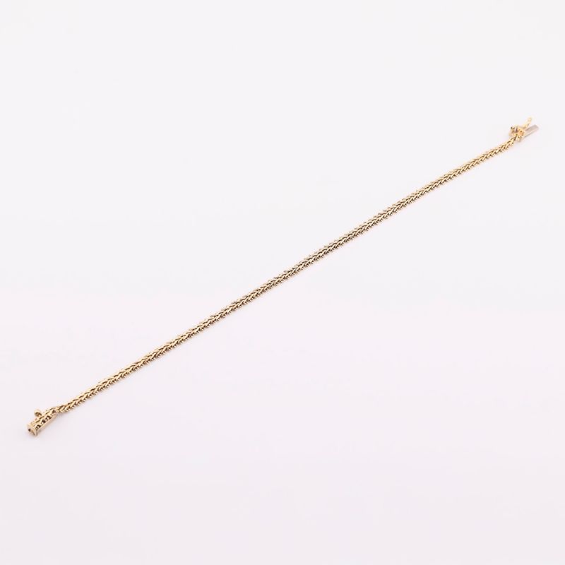 Pulso Petatillo 14k 4.5g 18cm