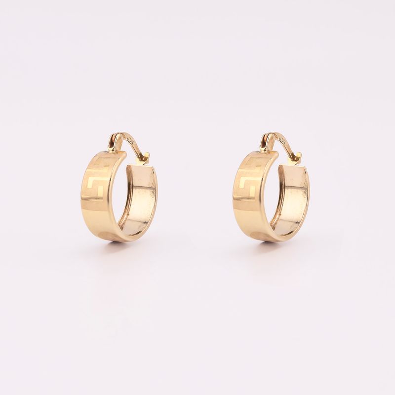 Arracadas Griegas 14k 1.6g