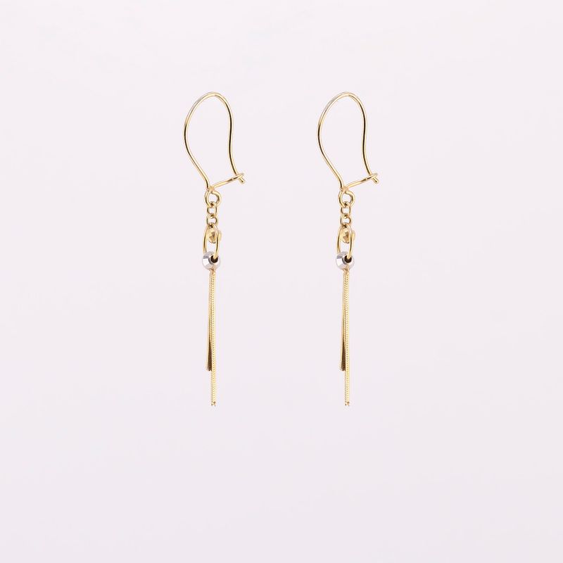 Aretes Colgante 14k 1.2g