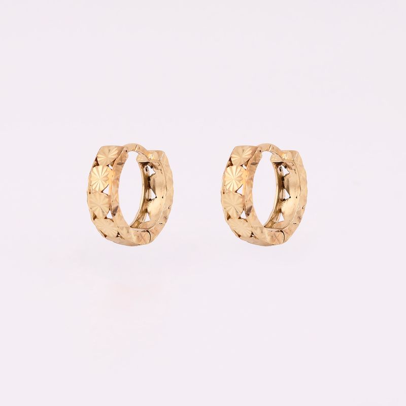 Aretes Huggies Relim. 14k 2.1g