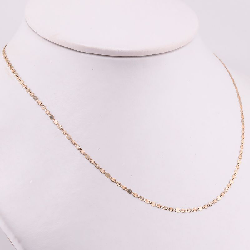 Cadena Gucci Mixta 14k 1.5g 50cm