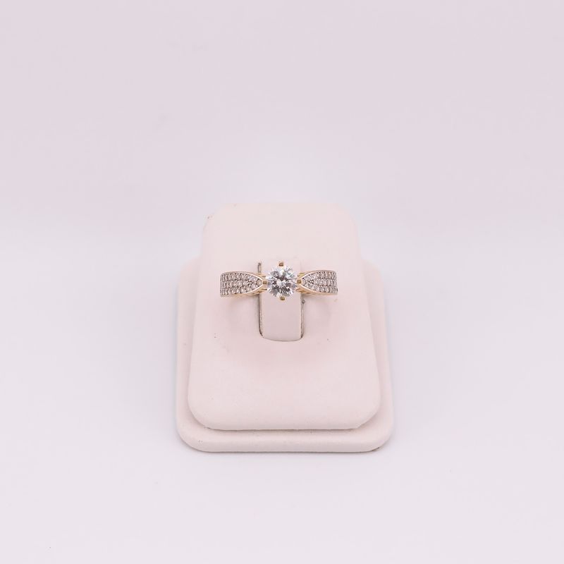 Anillo Compromiso 14k 2.4g #8