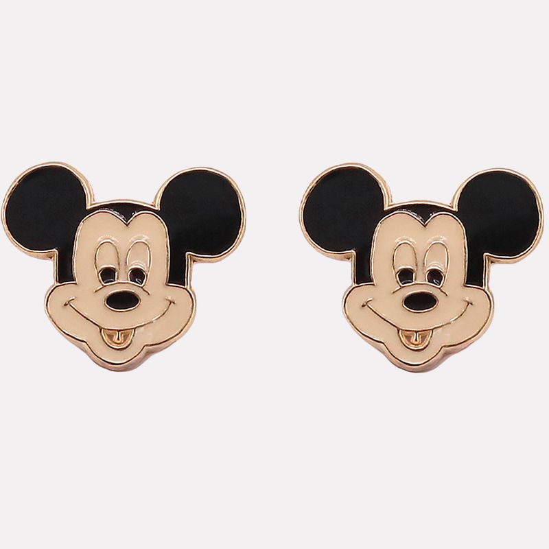Aretes Mickey Mouse 14k 3g