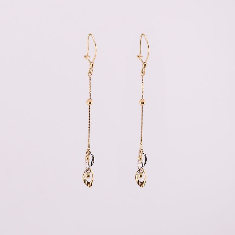 Aretes Colg. Tns. 14k 1.7g