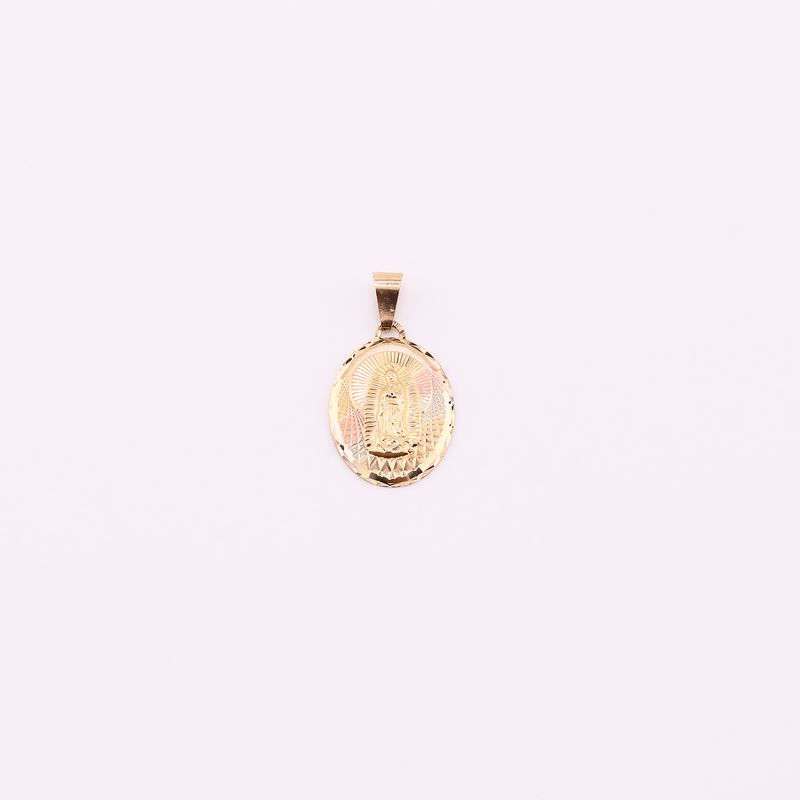 Dije Virgen Ovalo 10k 1g