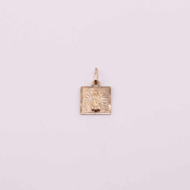 Dije Virgen Cuad. 10k 1.3g