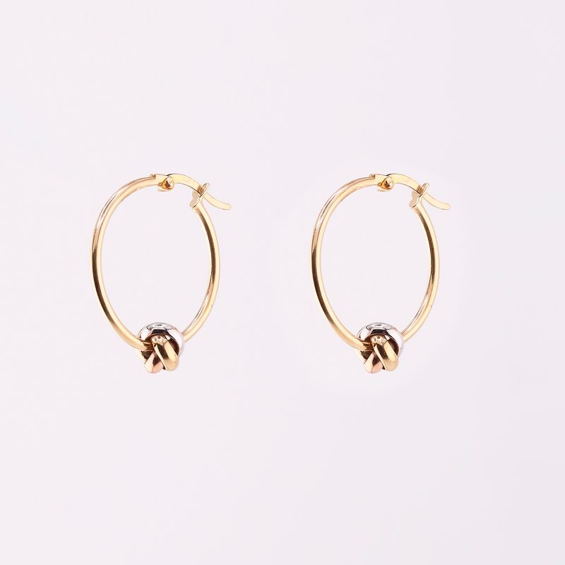 Arracadas Nudo 3 Tns. 14k 2g