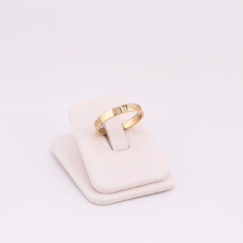 Anillo Tipo Cartier 14k 3.4g #9