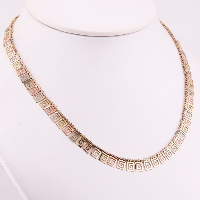 Gargantilla Griega Tns. 10k 14.6g